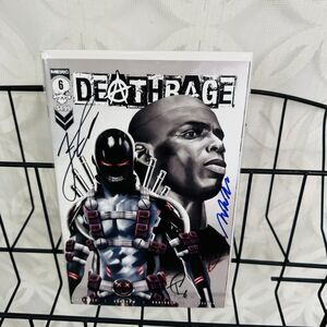 Deathrage 6 Tony Santiago 4x NY Comic Con Signed Cover H Variant (Merc 2022)